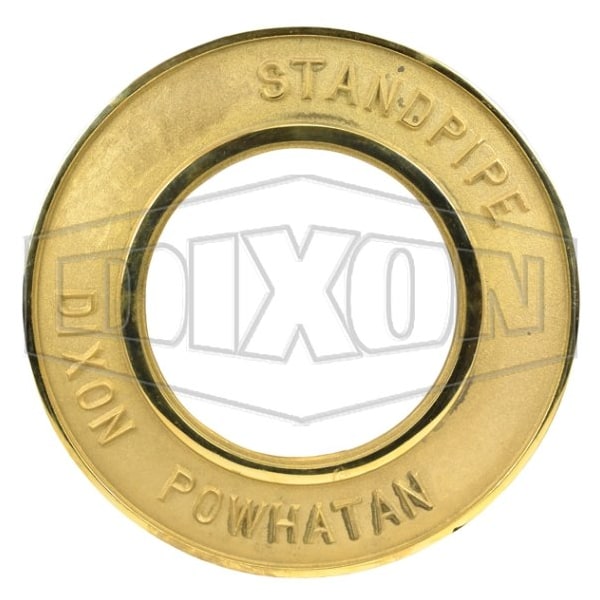 The Right Connection 24-209 Round Identification Plate, 6 x 11-1/4 in Nominal, Pipe x OD End Style,
